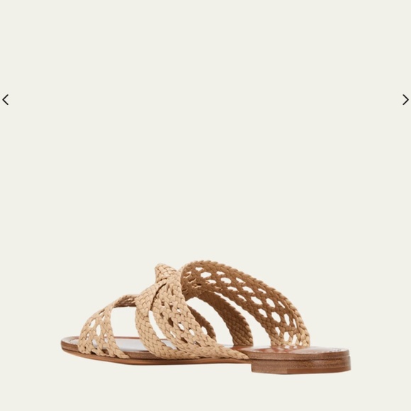 Alexandre Birman Clarita Bow Braided Flat Sandals- NEW, NEVER WORN, STILL IN BOX - Picture 4 of 4